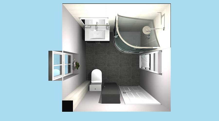 Bathroom design service using 3D CAD software - Pyke 2a 002